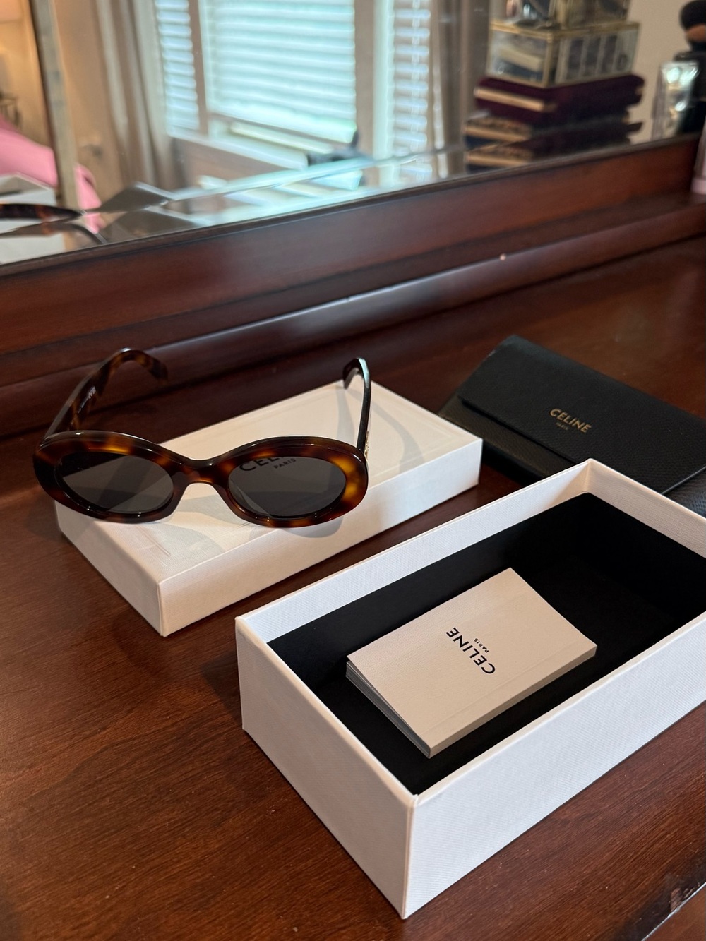 Celine Triomphe 52MM Oval Sunglasses